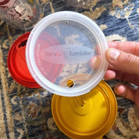 TERVIS Lot of 3 Bundle Tumblers Cups 24 ounces with lids asst styles/colors - Picture 16 of 16